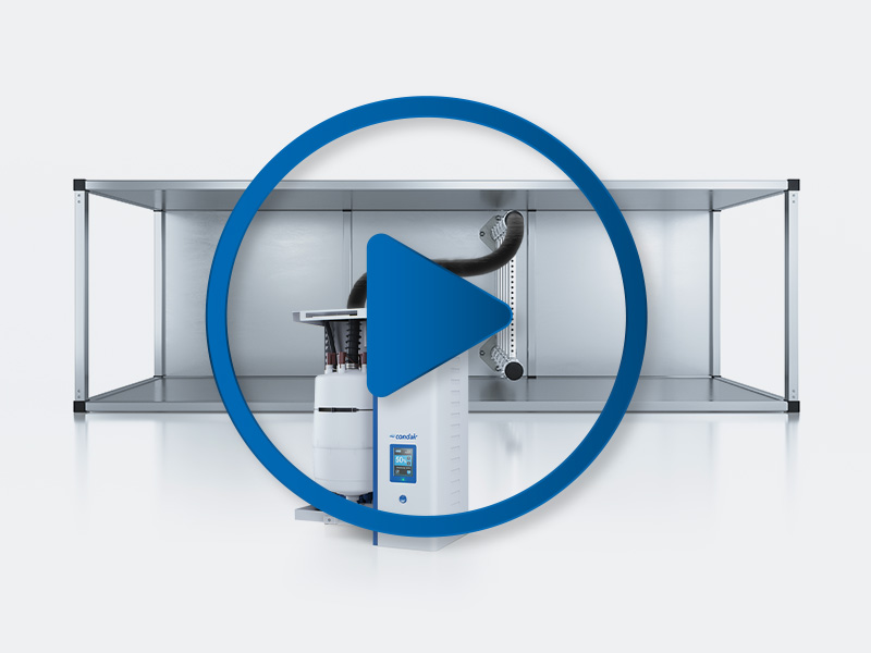 Video, Anmiation Elektroden-Dampf-Luftbefeuchter