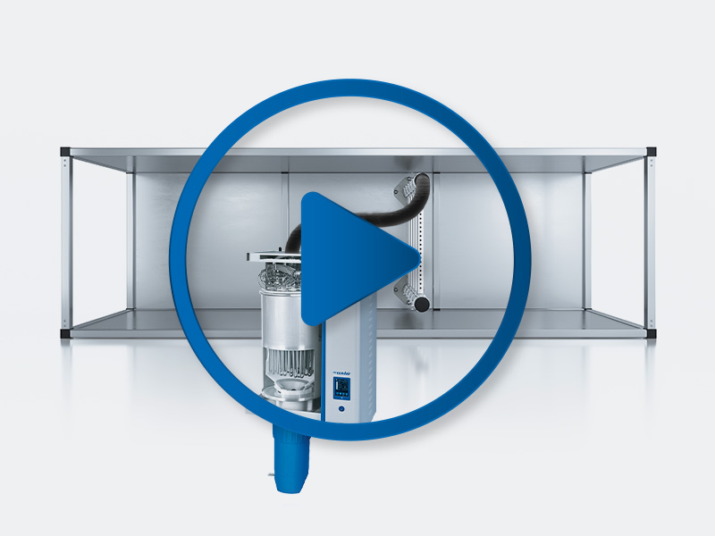Video, Anmiation Widerstands-Dampf-Luftbefeuchter